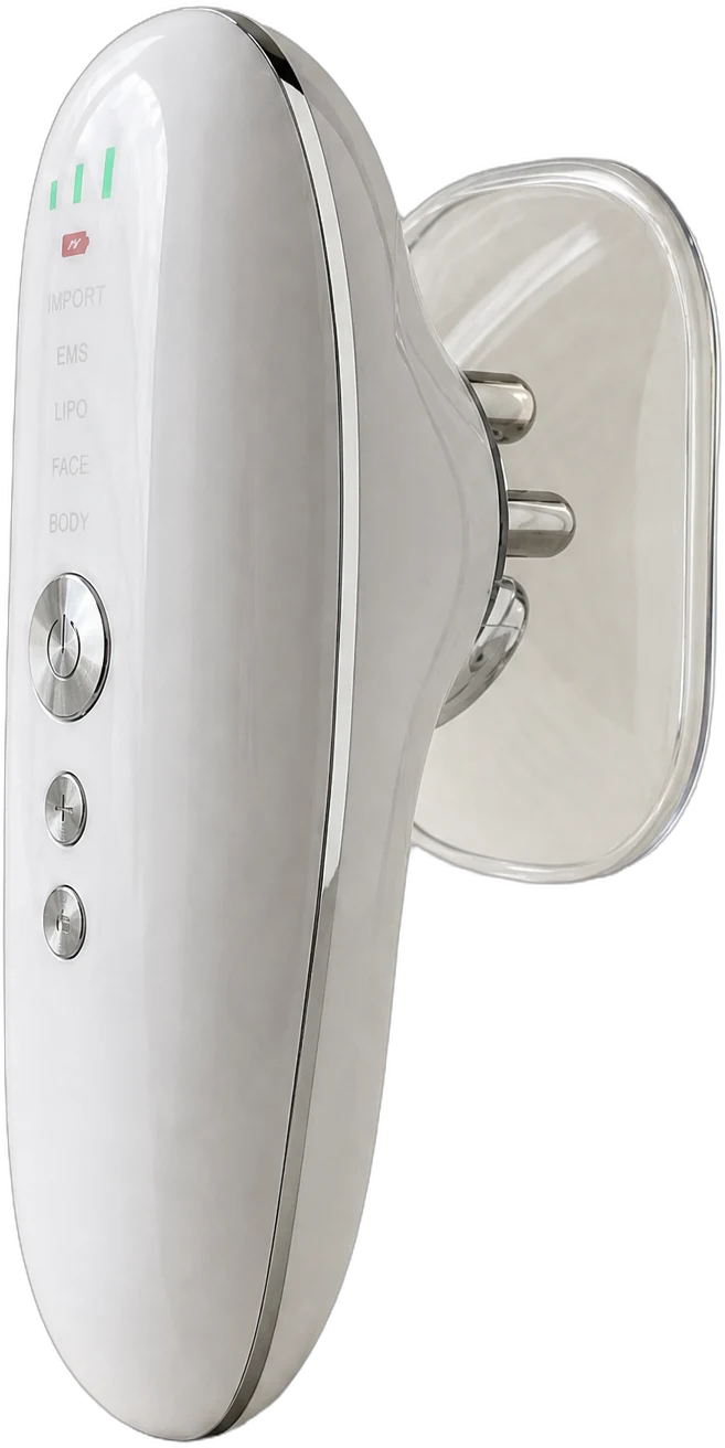 CONTURA device, side view with clear cup